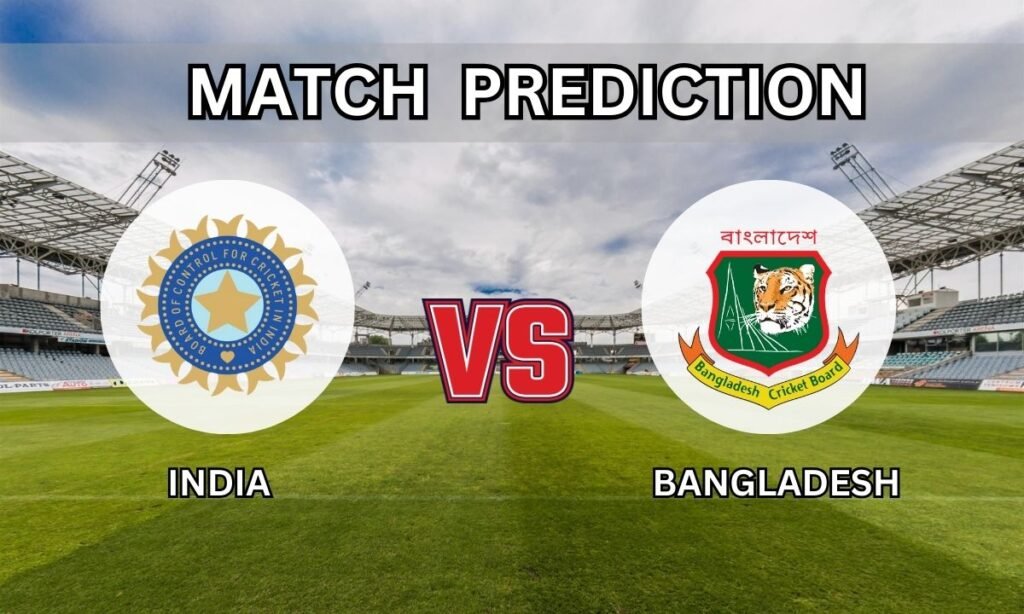 How to Analyze India vs. Bangladesh Match Predictions